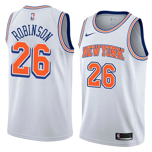 Camiseta Mitchell Robinson 26 New York Knicks Statement 2018 Blanco Hombre