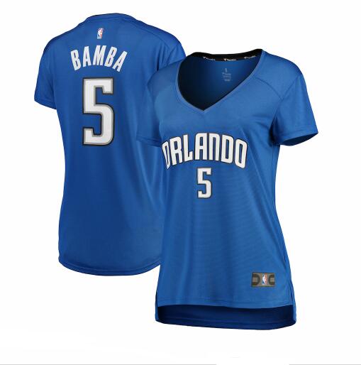 Camiseta Mohamed Bamba 5 Orlando Magic icon edition Azul Mujer