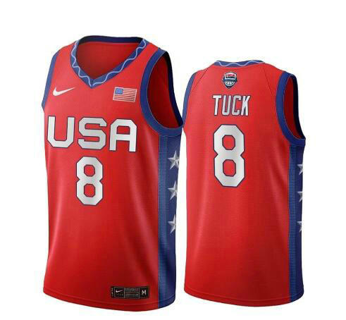 Camiseta Morgan Tuck 8 USA 2020 USA Olimpicos 2020 rojo Hombre