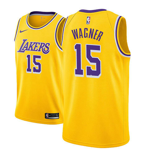 Camiseta Moritz Wagner 15 Los Angeles Lakers Icon 2018-19 Oro Hombre