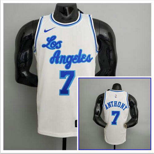 Camiseta NBA Anthony 7 Los Angeles Lakers NBA blanco Hombre