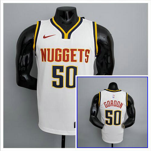 Camiseta NBA Gordon 50 Denver Nuggets NBA Limitado blanco Hombre