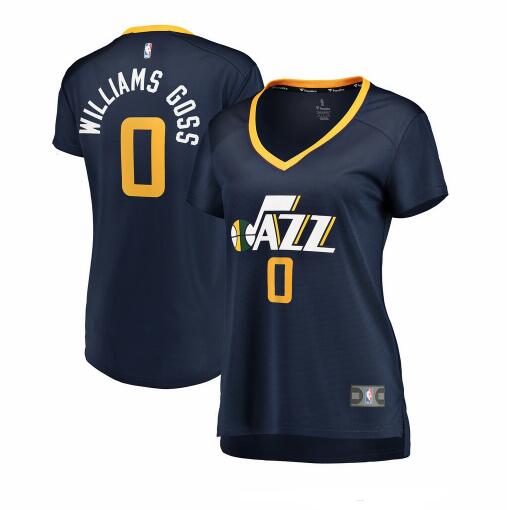 Camiseta Nigel Williams-Goss 0 Utah Jazz icon edition Armada Mujer