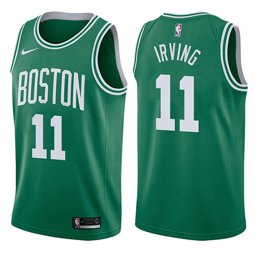 Camiseta Nike Kyrie Irving 11 Boston Celtics 2017-18 Verde Hombre