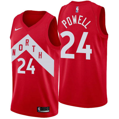 Camiseta Norman Powell 24 Toronto Raptors earned 2019 rojo Hombre