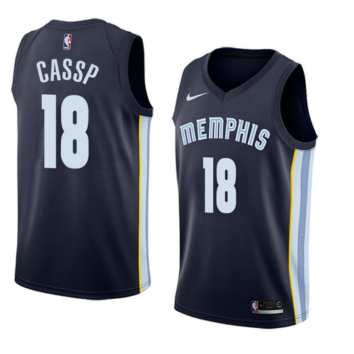 Camiseta Omri Cassp 18 Memphis Grizzlies Icon 2018 Azul Hombre