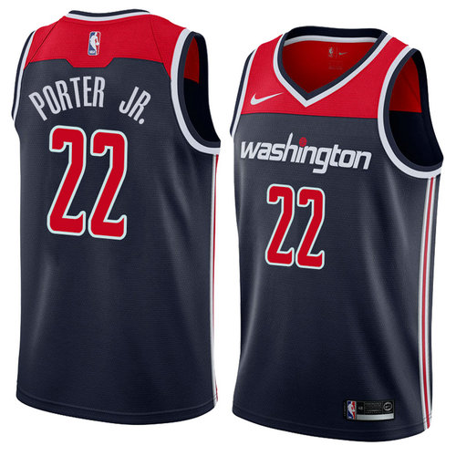Camiseta Otto Porter JR. 22 Washington Wizards Statement 2018 Negro Hombre