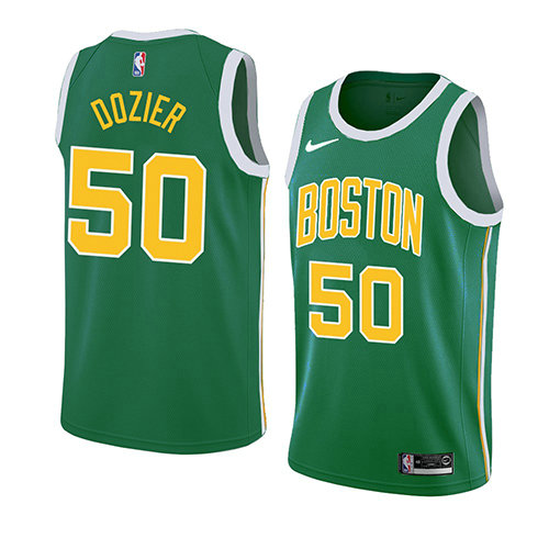 Camiseta P.J. Dozier 50 Boston Celtics Earned 2018-19 Verde Hombre