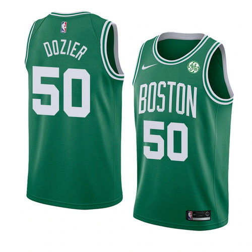 Camiseta P.J. Dozier 50 Boston Celtics Icon 2018 Verde Hombre