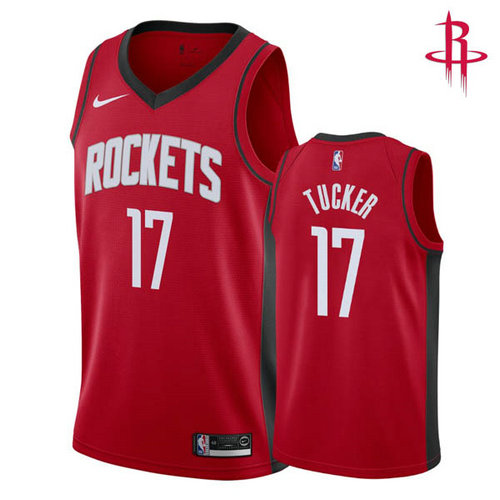 Camiseta P.J. Tucker 17 Houston Rockets 2019-20 rojo Hombre