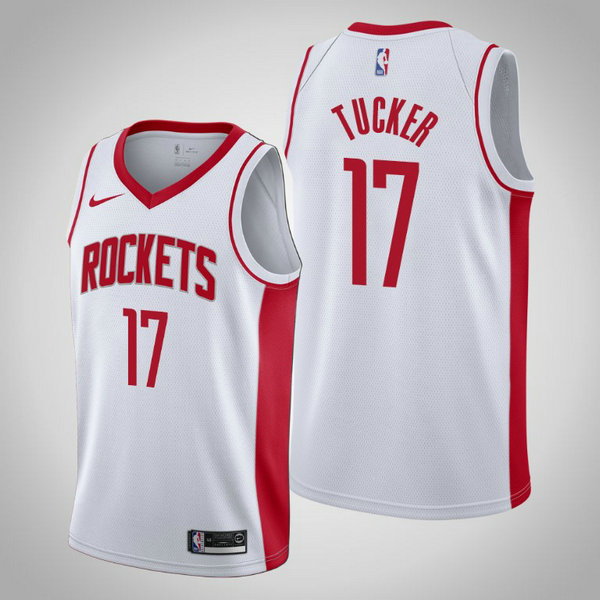 Camiseta P.J. Tucker 17 Houston Rockets 2020-21 Temporada Statement Bianca Hombre