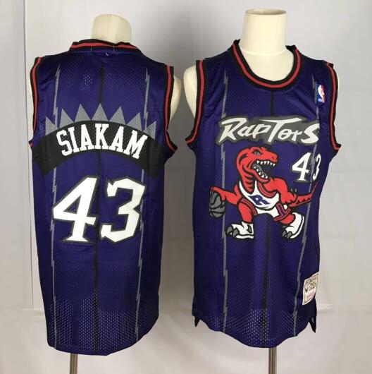 Camiseta Pascal Siakam 43 Toronto Raptors Baloncesto Púrpura Hombre