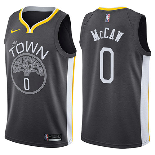 Camiseta Patrick McCaw 0 Golden State Warriors The Town Statement 2017-18 Negro Hombre
