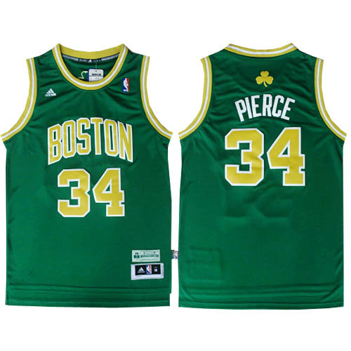 Camiseta Paul Pierce 34 Boston Celtics clásico 2018 verde Hombre