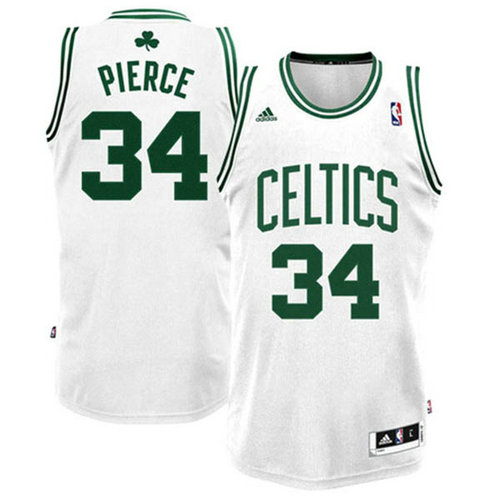 Camiseta Paul Pierce 34 Boston Celtics retro blanca Hombre