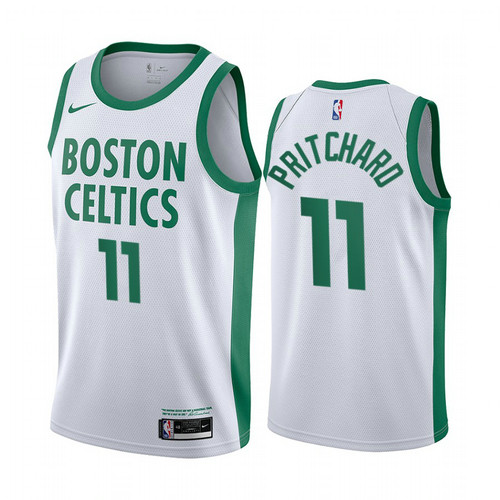Camiseta Payton Pritchard 11 Boston Celtics 2020-21 City Edition Blanco Hombre