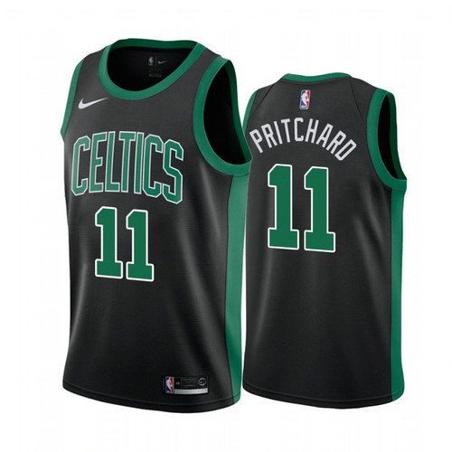 Camiseta Payton Pritchard 11 Boston Celtics 2020-21 Statement Negro Hombre