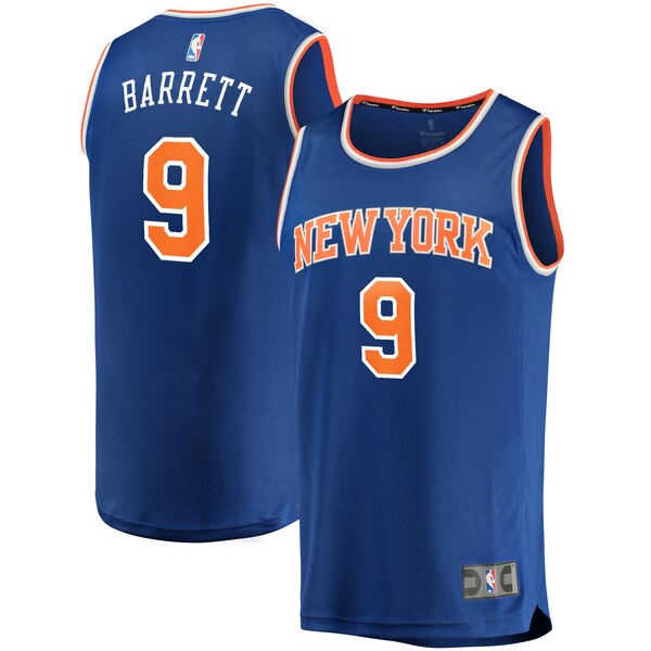 Camiseta R.J. Barrett 9 New York Knicks 2019 icon edition Azul Hombre