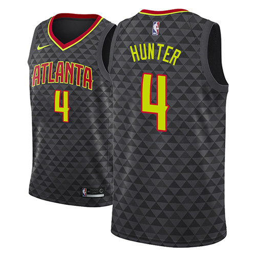 Camiseta R.j. Hunter 4 Atlanta Hawks Icon 2018 Negro Hombre