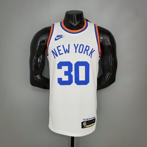 Camiseta RANDLE 30 New York Knicks 75 aniversario blanco Hombre