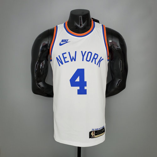 Camiseta ROSE 4 New York Knicks 75 aniversario blanco Hombre
