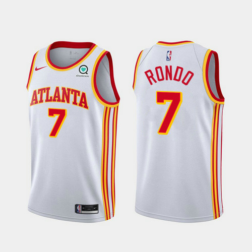 Camiseta Rajon Rondo 7 Atlanta Hawks 2020-21 Association blanco Hombre