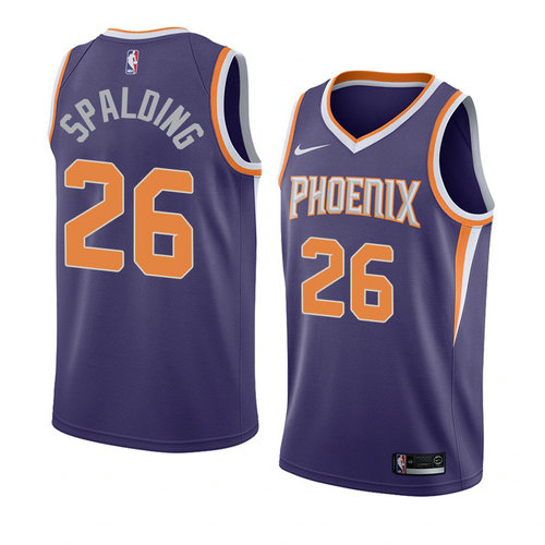 Camiseta Ray Spalding 26 Phoenix Suns Icon 2018 Púrpura Hombre