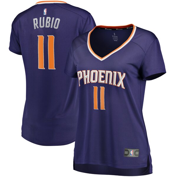 Camiseta Ricky Rubio 11 Phoenix Suns icon edition Púrpura Mujer