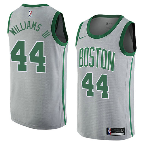 Camiseta Robert Williams III 44 Boston Celtics Ciudad 2017-18 Gris Hombre