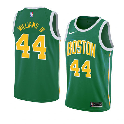 Camiseta Robert Williams III 44 Boston Celtics Earned 2018-19 Verde Hombre