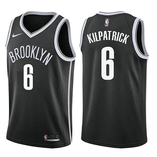 Camiseta Sean Kilpatrick 6 Brooklyn Nets Icon 2017-18 Negro Hombre