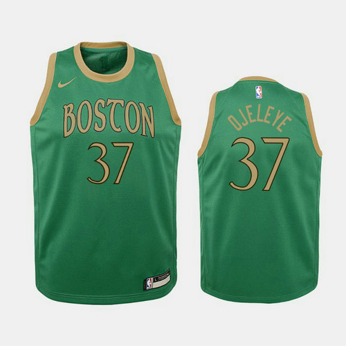 Camiseta Semi Ojeleye 37 Boston Celtics 2019-20 Verde Hombre