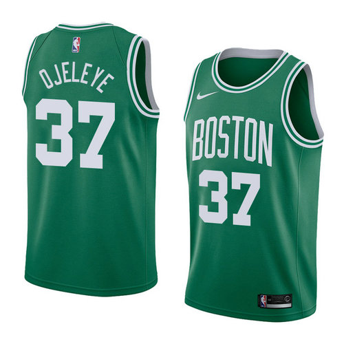 Camiseta Semi Ojeleye 37 Boston Celtics Icon 2018 Verde Hombre
