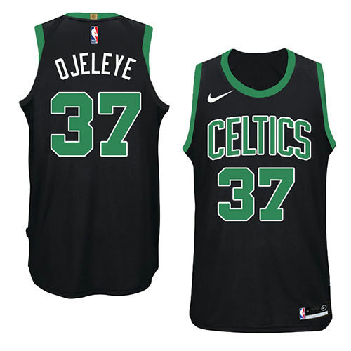 Camiseta Semi Ojeleye 37 Boston Celtics Statement 2018 Negro Hombre