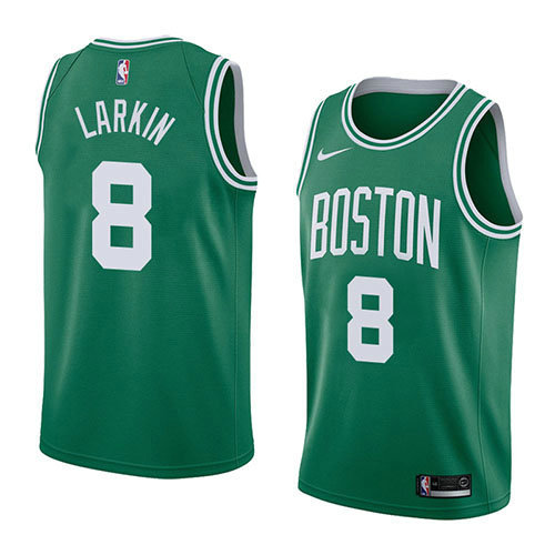 Camiseta Shane Larkin 8 Boston Celtics Icon 2018 Verde Hombre