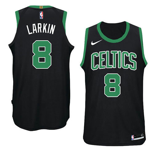 Camiseta Shane Larkin 8 Boston Celtics Statement 2018 Negro Hombre