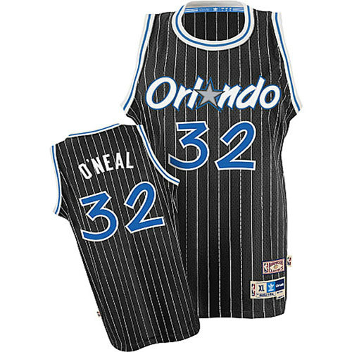 Camiseta Shaquille O'Neal 32 Orlando Magic Retro Negro Hombre
