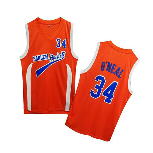 Camiseta Shaquille O'Neal 34 Pelicula Uncle Drew Naranja Hombre