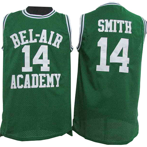 Camiseta Smith 14 Pelicula Bel-Air Academy Verde Hombre