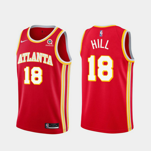 Camiseta Solomon Hill 18 Atlanta Hawks 2020-21 Icon-edition rojo Hombre