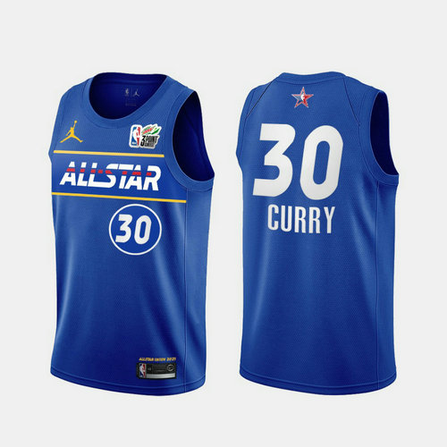 Camiseta Stephen Curry 30 All Star 2021 azul Hombre