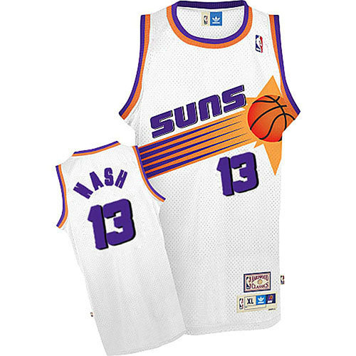 Camiseta Steve Nash 13 Phoenix Suns Retro Blanco Hombre