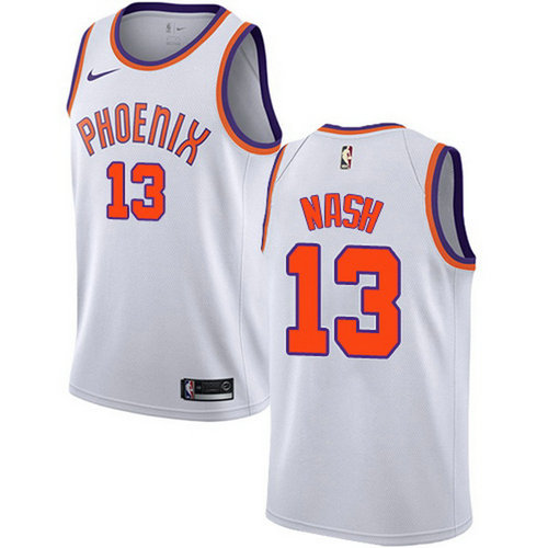 Camiseta Steve Nash 13 Phoenix Suns hardwood classic 2018 blanca Hombre