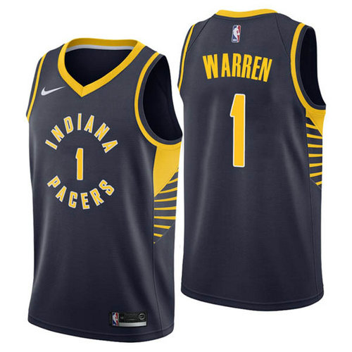 Camiseta T.J. Warren 1 Indiana Pacers 2018-2019 azul Hombre