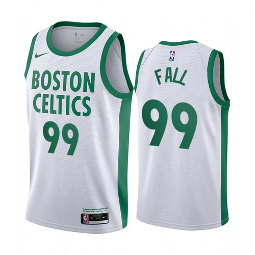 Camiseta Tacko Fall 99 Boston Celtics 2020-21 City Edition Blanco Hombre