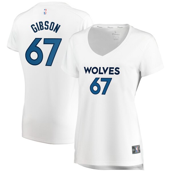 Camiseta Taj Gibson 67 Minnesota Timberwolves association edition Blanco Mujer