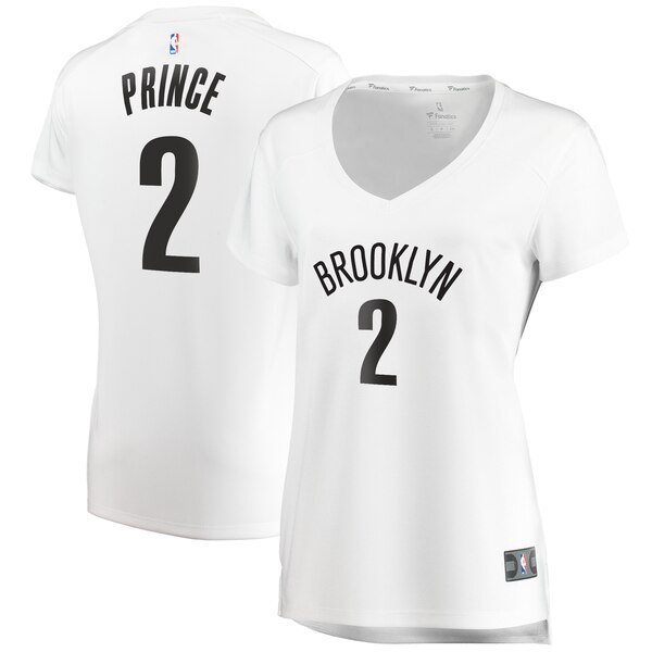 Camiseta Taurean Prince 2 Brooklyn Nets association edition Blanco Mujer