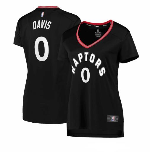 Camiseta Terence Davis 0 Toronto Raptors statement edition Negro Mujer