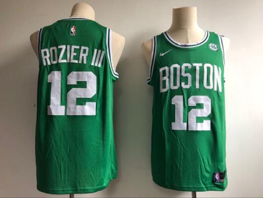 Camiseta Terry Rozier 12 Boston Celtics Baloncesto Verde Hombre