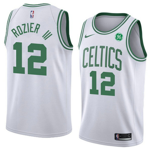 Camiseta Terry Rozier 12 Boston Celtics clásico 2018 blanca Hombre